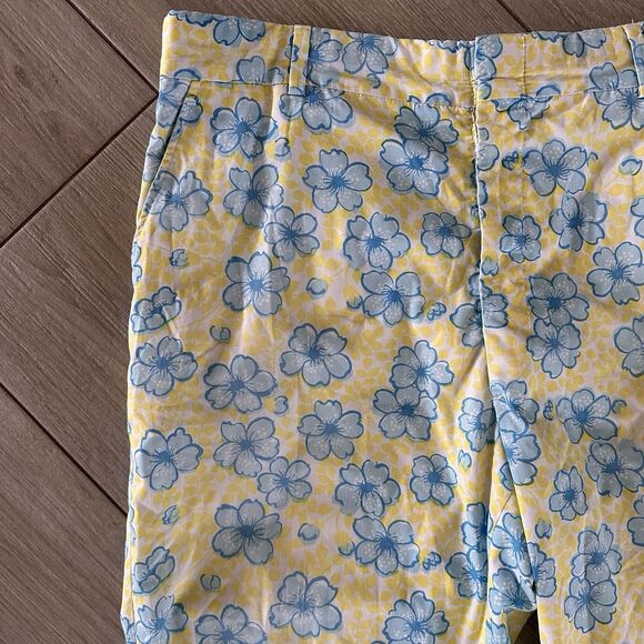 🤩RARE Lily Pulitzer men’s stuff Blue Yellow Floral Print size 37 x 27 - Picture 12 of 15